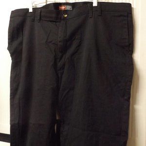 WRANGLER BLACK CASUAL PANTS, 44X 32